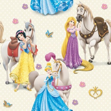 Disney Princess Fabric CAVALOS.11.140