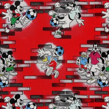 Disney Donald Duck Mickey Mouse Fabric PLAYOFF.30.140