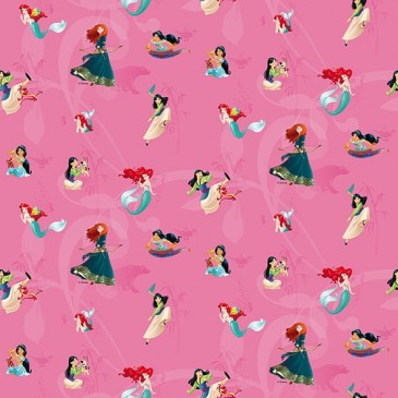 Disney Princess Fabric MULTI.33.140
